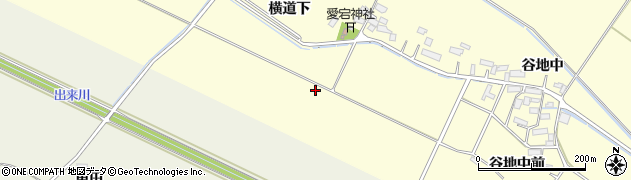 宮城県大崎市古川桑針道下周辺の地図