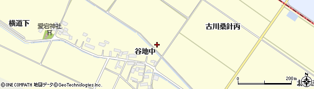 宮城県大崎市古川桑針周辺の地図