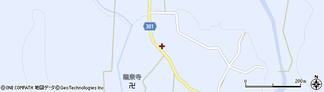 山形県尾花沢市鶴子442周辺の地図