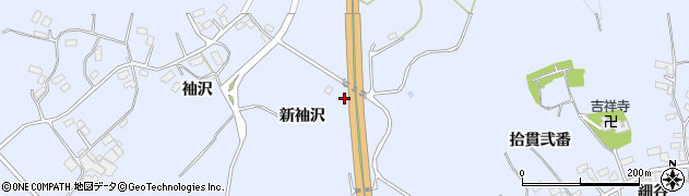 宮城県石巻市桃生町太田新袖沢周辺の地図