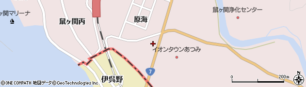 山形県鶴岡市鼠ヶ関奥田5周辺の地図