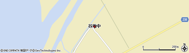 宮城県石巻市釜谷谷地中周辺の地図