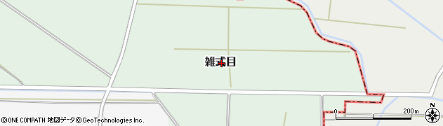 宮城県加美郡加美町雑式目周辺の地図