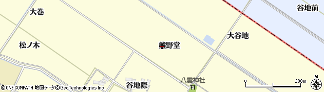 宮城県大崎市古川深沼（熊野堂）周辺の地図