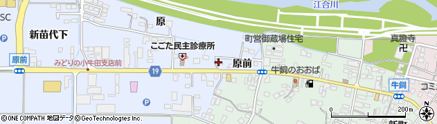 宮城県美里町（遠田郡）北浦（原前）周辺の地図