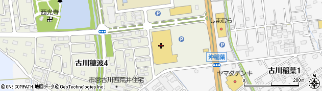 カインズ古川店周辺の地図
