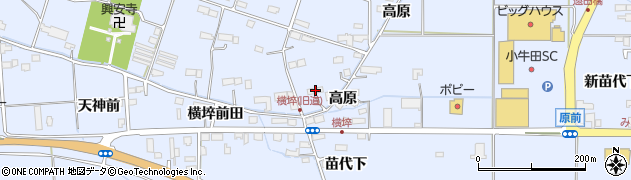 宮城県遠田郡美里町北浦横埣下32周辺の地図