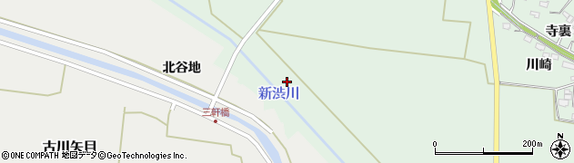 新渋川周辺の地図