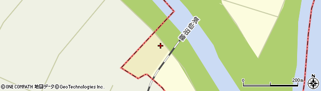 宮城県登米市豊里町新剣先周辺の地図
