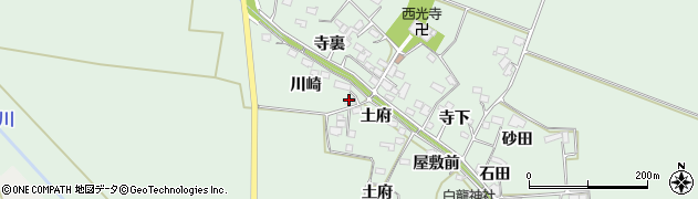 宮城県大崎市古川飯川（土手下）周辺の地図