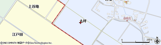 宮城県美里町（遠田郡）北浦（大坪）周辺の地図