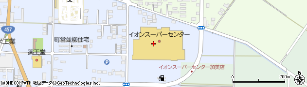 七十七銀行イオンスーパーセンター加美店 ＡＴＭ周辺の地図