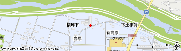 宮城県遠田郡美里町北浦横埣下14周辺の地図