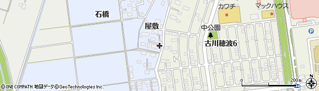 宮城県大崎市古川米倉（下浦）周辺の地図