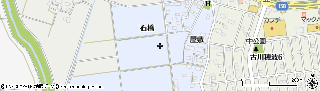 宮城県大崎市古川米倉周辺の地図