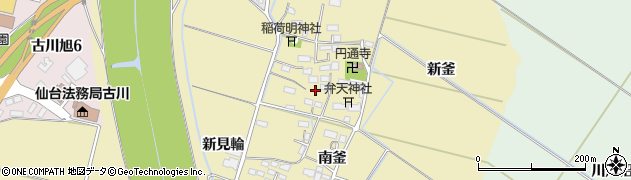 宮城県大崎市古川馬寄屋敷周辺の地図