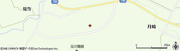 宮城県加美町（加美郡）月崎（西田）周辺の地図