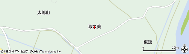宮城県石巻市桃生町樫崎（取久美）周辺の地図