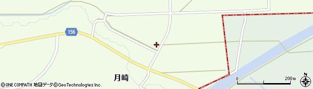 宮城県加美郡加美町月崎宿浦道上周辺の地図