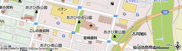 宮城県大崎合同庁舎　北部家畜保健衛生所防疫班周辺の地図