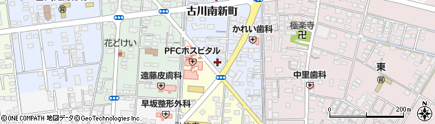 七十七銀行南古川支店 ＡＴＭ周辺の地図