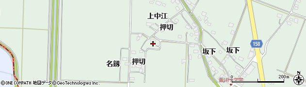 宮城県大崎市古川飯川（押切）周辺の地図