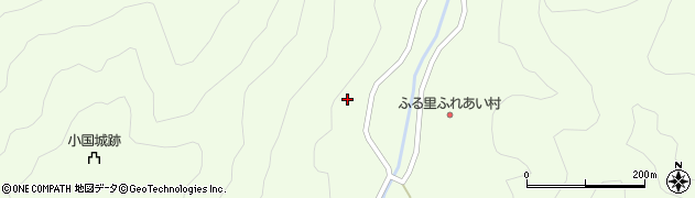 山形県鶴岡市小国誕生周辺の地図