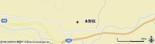 山形県鶴岡市木野俣（乙）周辺の地図