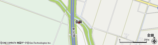 宮城県大崎市古川飯川（金皿）周辺の地図