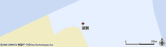 宮城県石巻市長面（須賀）周辺の地図