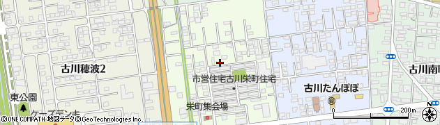 宮城県大崎市古川栄町周辺の地図