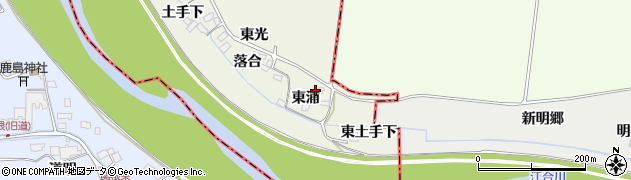 宮城県大崎市古川下谷地（東浦）周辺の地図
