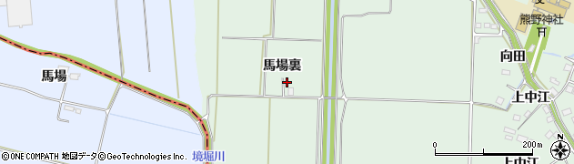 宮城県大崎市古川飯川馬場裏周辺の地図