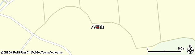 宮城県石巻市桃生町寺崎（八幡山）周辺の地図