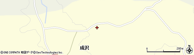 宮城県遠田郡涌谷町成沢熊野林周辺の地図