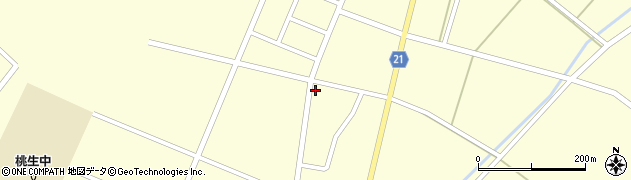 宮城県石巻市桃生町寺崎周辺の地図