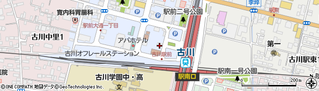 岩手銀行大崎支店周辺の地図