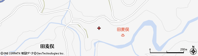 山形県鶴岡市田麦俣水上周辺の地図