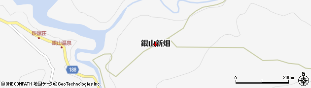 山形県尾花沢市銀山新畑周辺の地図
