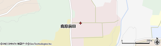宮城県加美町（加美郡）鹿原新源城周辺の地図