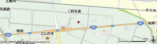 宮城県大崎市古川飯川大隅周辺の地図