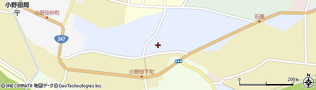 宮城県加美町（加美郡）上野原周辺の地図