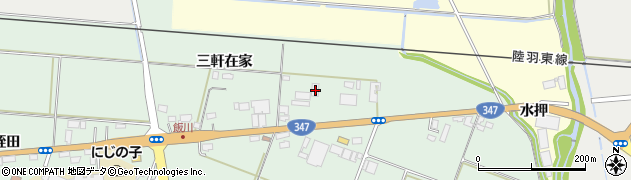 宮城県大崎市古川飯川大隅123周辺の地図