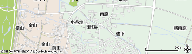 宮城県大崎市古川鶴ケ埣（新江）周辺の地図
