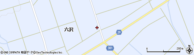 山形県尾花沢市六沢967周辺の地図