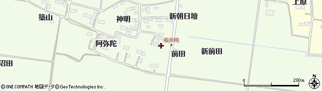 宮城県遠田郡美里町荻埣要害東21周辺の地図