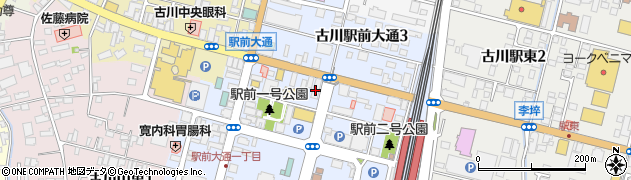 損害保険ジャパン株式会社　仙台支店古川支社周辺の地図