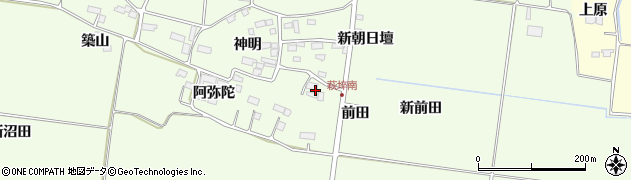 宮城県遠田郡美里町荻埣要害東周辺の地図