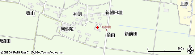宮城県遠田郡美里町荻埣要害東19周辺の地図