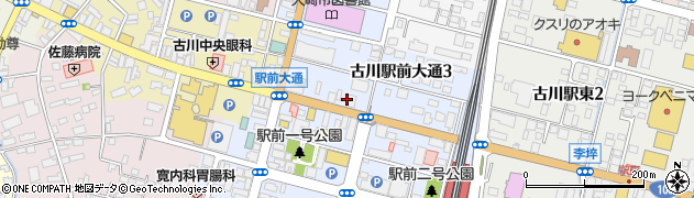 明治安田生命保険相互会社　仙台支社古川営業所周辺の地図